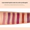 12 Labiales Mate Set Pintalabio Gloss Indeleble Imperméable