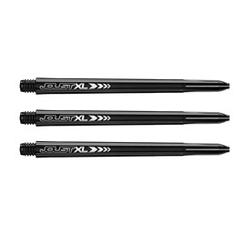 RED DRAGON Luke Humphries Joust XL Black Dart Shafts - 3 Sets Per Pack (9 Dart Shafts in Total)