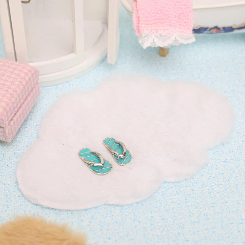 Mini Alfombra Para Casa De Muñecas 1/12, Juguete Para Juego