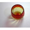 New Instagenic Churaumi Frothing Glass (Large) Red & Yellow