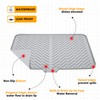 Luxet Silicone Dish Drying Mat with Built-in Drain Lip -