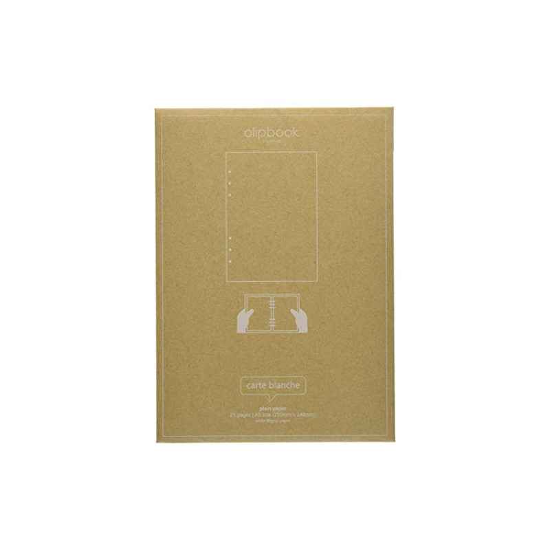 Clipbook A5 Plain Notepaper