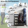Lauren&Harold Golf Bag Organizer - Fits 2 Bags, Clubs &
