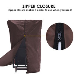 iFCOW Treadmill Cover, Folding Running Machine Protective Dustproof Fitness Equipment Cover with Drawstring for Home Gym