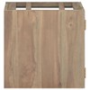 Benicabaly Elegant Wall-Mounted Bathroom Cabinet for Organized Serenity, Solid Teak