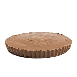 Colossal Peanut Butter Cup 10" Diameter - Approx. 4 Lbs Milk Chocolate, Sweet Peanut Butter Filling with Crushed Graham Crackers.