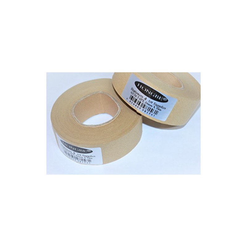 2 Rolls of HONGBE 36mm x 54m Artists Gummed Tape