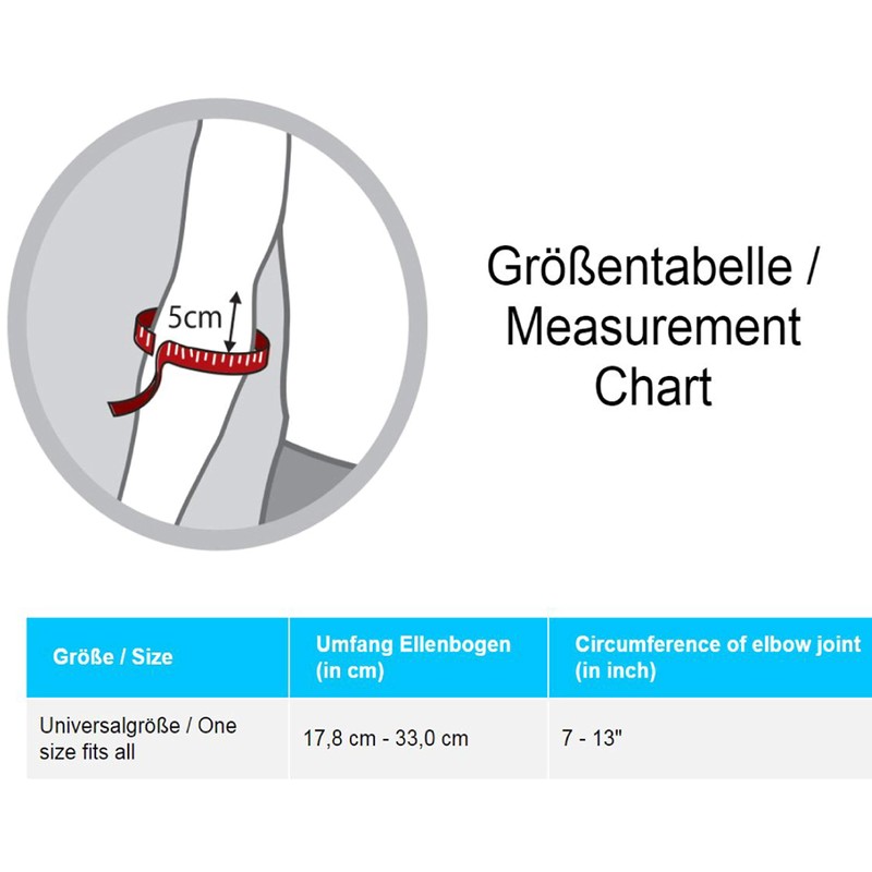 LP Support 751 Tennisarmbandage, Größe:Universalgröße, Farbe:blau
