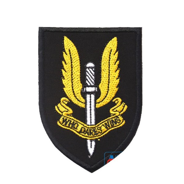 Phoenix Ikki Swat Tactical Military Airsoft Embroidered Patch Patch Armband Coat of Arms Coat of Arms Emblem Applique Detachable Velcro Compatible British Special Forces SAS