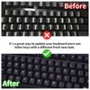 English Keyboard Stickers, 2 Pack Replacement Keyboard Letters Sticker with