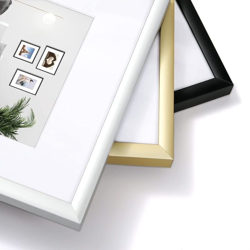 A5 Black Frame Aluminum Metal Poster Frame with Plexiglass Front