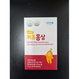 Atomy Kids Red Ginseng Stick Type 12g 30 packets, 1 unit, basic, 360g / 애터미 키즈 홍삼 스틱형 12g 30포, 1개, 기본, 360g