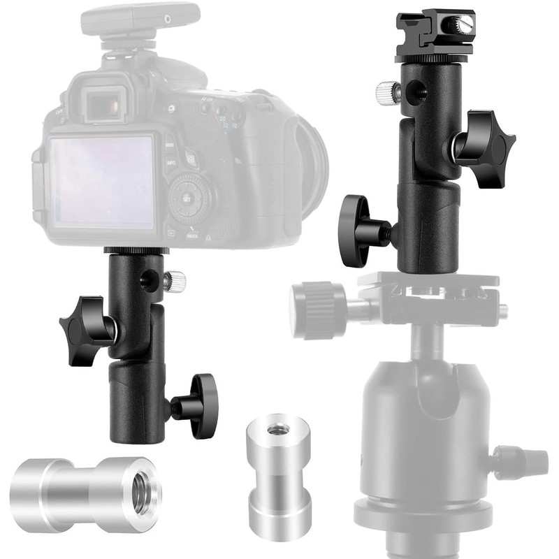 TuxFezug Umbrella Holder Camera Flash Bracket Umbrella Bracket Clip On