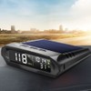 JulyCrab Car Wireless HUD Headup Display Solar GPS Digital Speedometer