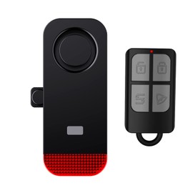AKOYU Bike Alarms with Remote Control 120dB Wireless Motion Sensor Vibration Alarm with 328ft Remote IP65 Waterproof Anti-Theft with Tail Light for Bike e-Bike Motorcycle Accessories