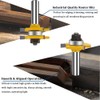 TAIWAIN 1/2 Inch Shank Woodworking Cutter 6 Finger Joint Router