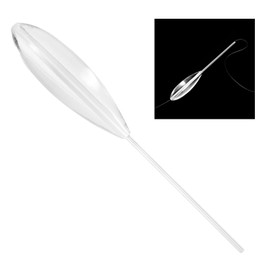 5pcs Clear Plastic Casting Bombarda Sinking Fly Fishing Spinning Floats 5g/10g/15g/20g ZDHF