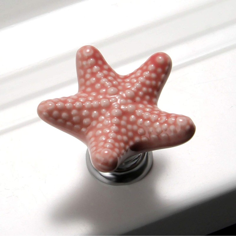 Corasays Starfish Shape Drawer Cupboard Pulls Handles Wardrobe Drawer Cabinet