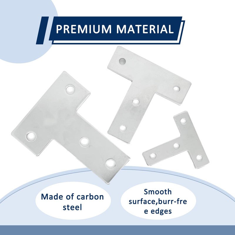 4 Pcs 3030 Series T Shaped Bracket Corner Brace,T Shaped