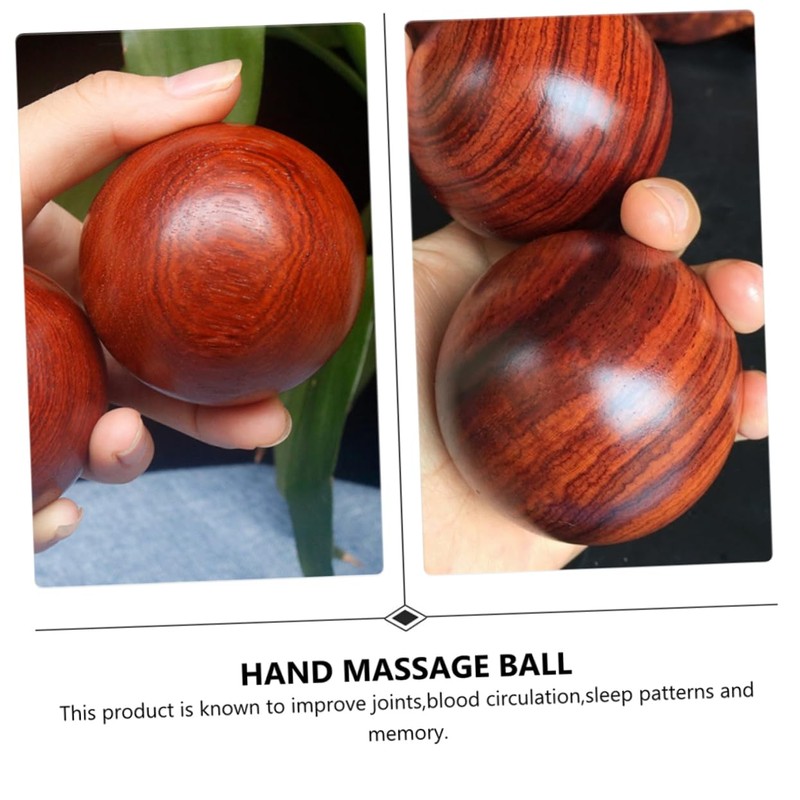 Baluue 2sets Hand Massage Balls Muscle Massage Balls Reflexology Tool