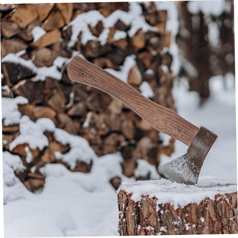 TEHAUX Replacement Handle for Camp Axe Durable Carbonized Acutissima Hatchet