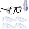 Vilbocr 4 Pairs Safety Glasses Side Shields,Eye Protection Flexible Anti