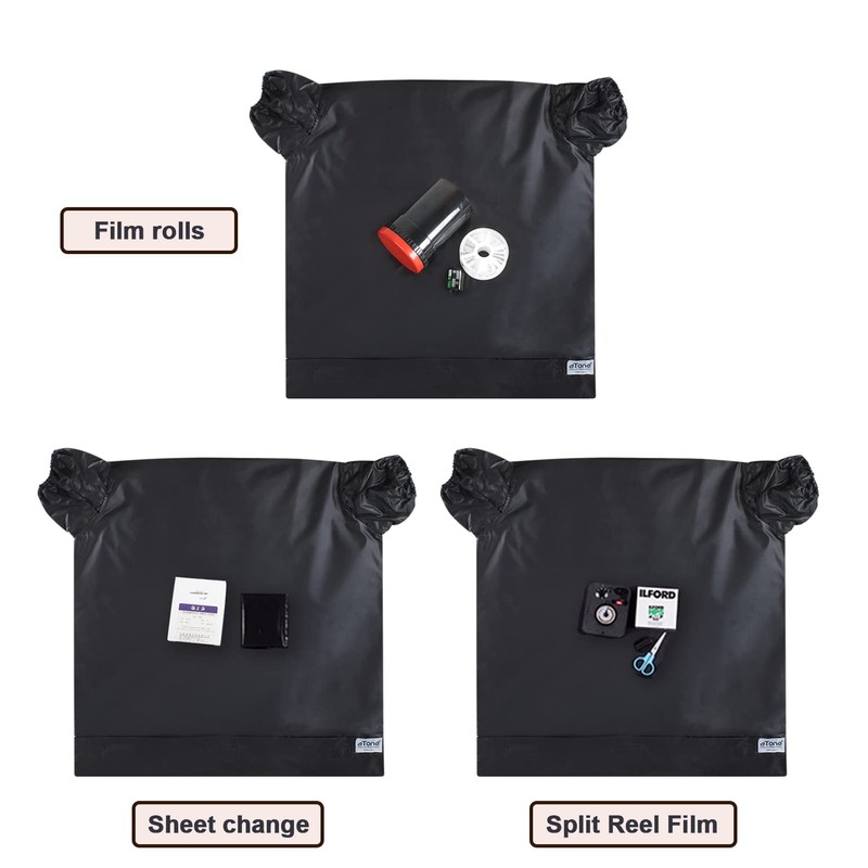 eTone Camera Dedicated Film Changing Film Developing Darkroom Zipper Bag
