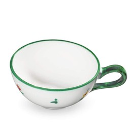 GMUNDNER KERAMIK Tea Cup Smooth Capacity: 0.17 Litres Scattered Flower Crockery Handmade in Austria
