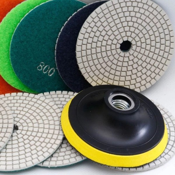 Roxx Tools 5" stone cement Polishing Pad 30 Granite marble