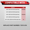 75313-01A Upgraded Rear Bed Step Retractable Bumper Step Compatible with