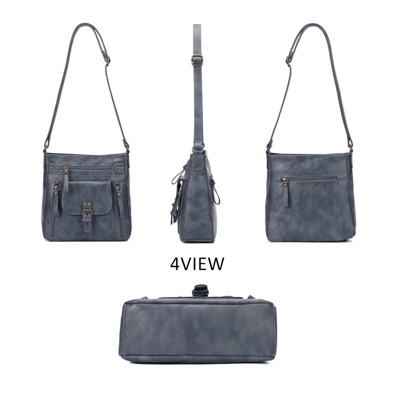 KL928 Women's Shoulder Bag, Large Capacity, One-Shoulder PU Crossbody Bag,