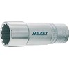 HAZET 900TZ-20.8-13/16 85 mm 12-Point Traction Profile Socket - Chrome-Plated/Polished