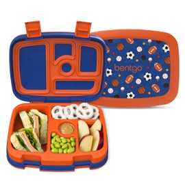Bentgo Kids Prints - Lonchera infantil duradera y a prueba de fugas - Deportes