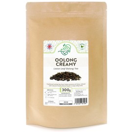 Oolong Creamy Premium Loose Leaf Oolong Tea with Creamy Flavour - from Fuijan, China (300g, Creamy)