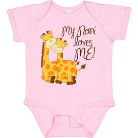 inktastic My Noni Loves Me Baby Bodysuit 24 Months 0080 Pink 265d0