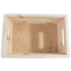 Wooden Open Storage Box with Handles | 30 x 20