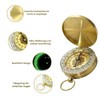 Outdoor Portable Compass Pocket Compass with Luminous Numbers for Campin