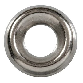 BCP Fasteners 100 Qty #10 Stainless Steel Countersunk Finish Washers | 304 SS Finishing Cup (BCP575)