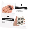 WOONEKY Exaggeration Lashes 5 Pairs False Eyelashes Makeup Costume Stage