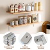 Sayayo 4pcs 125mm x 75mm Brushed Stainless Steel Shelf Support