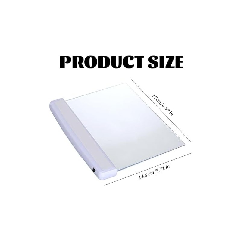 Luz de lectura LED plana ajustable Peosaard para libros en