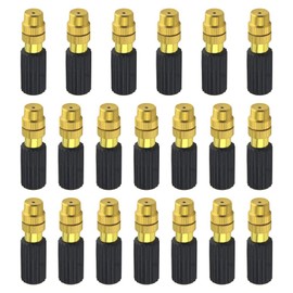 XINMEIWEN Adjustable Copper Atomizer Nozzle for Garden Watering Micro Nozzle Garden Cooling Irrigation for Lawn Vegetable Greenhouse (Sharp Mouth)