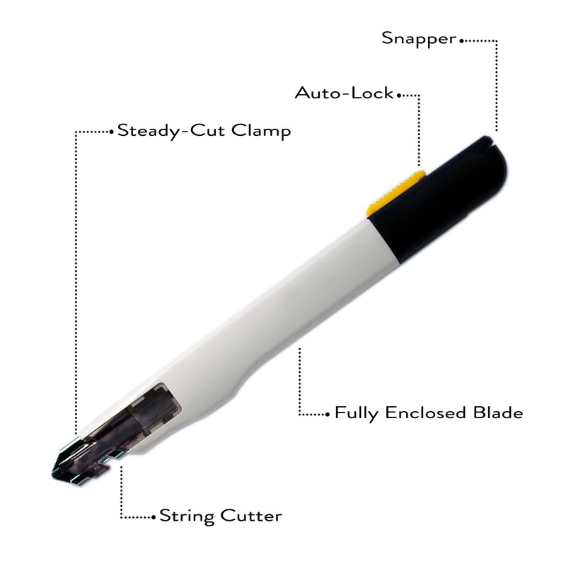 TINYBOT 30 Degree Precision Balanced Retractable Vinyl Film Wrap Razor