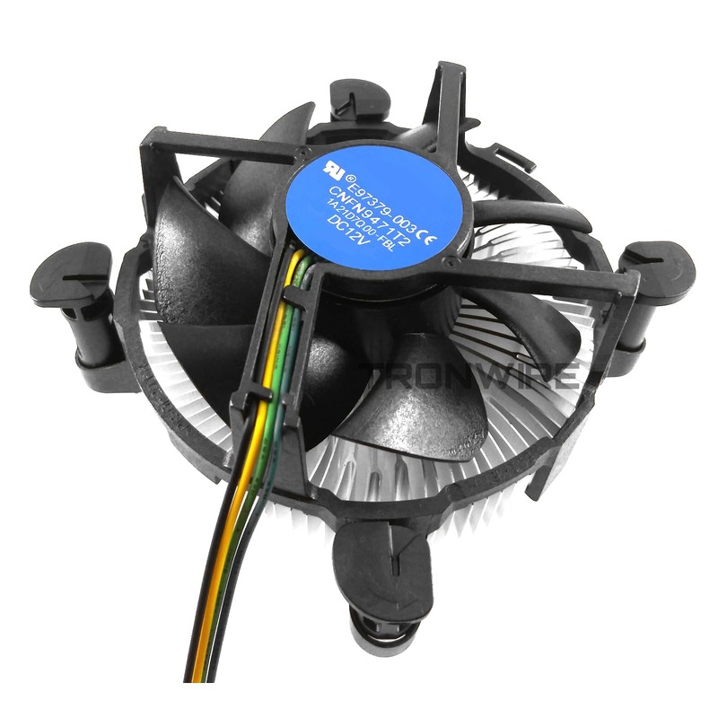 CPU Cooler Aluminum Heatsink 4-Pin PWM 92mm Fan Pre-Applied Thermal