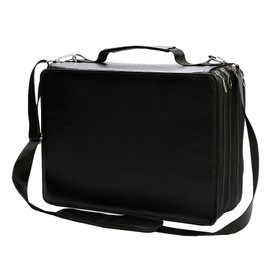 Lbxgap Marker Pen Organizer Case 224 Slots Large Capacity with Handy Wrap Portable Multilayer Holder for Watercolor Pencils & Gel Pen Markers(Black)