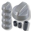 DL-pro 5 x Universal Rotary Knob Set, Diameter 42 mm,