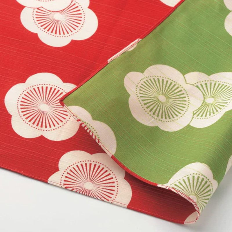 Furoshiki japonés reversible – Paño de envoltura tradicional para lonchera