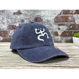 Hepandy Embroidered Puerto Rico Taino Frog Hats, Puerto Rico Taino Frog (Navy Blue), One Size