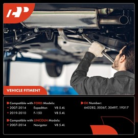 A-Premium Right Catalytic Converter Direct-Fit Compatible with Ford F-150 F150 2009-2010, Expedition 2007-2014 & Lincoln Navigator 2007-2014, 5.4L, EPA Compliant