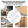 8 Set Stainless Steel Magnetic Door Catch Cupboard Closet Cabinet